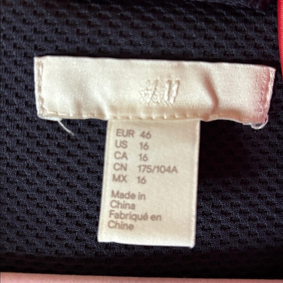 🔵H&M Elegant Navy Blue Patch Pocket Jacket - Picture 10 of 10